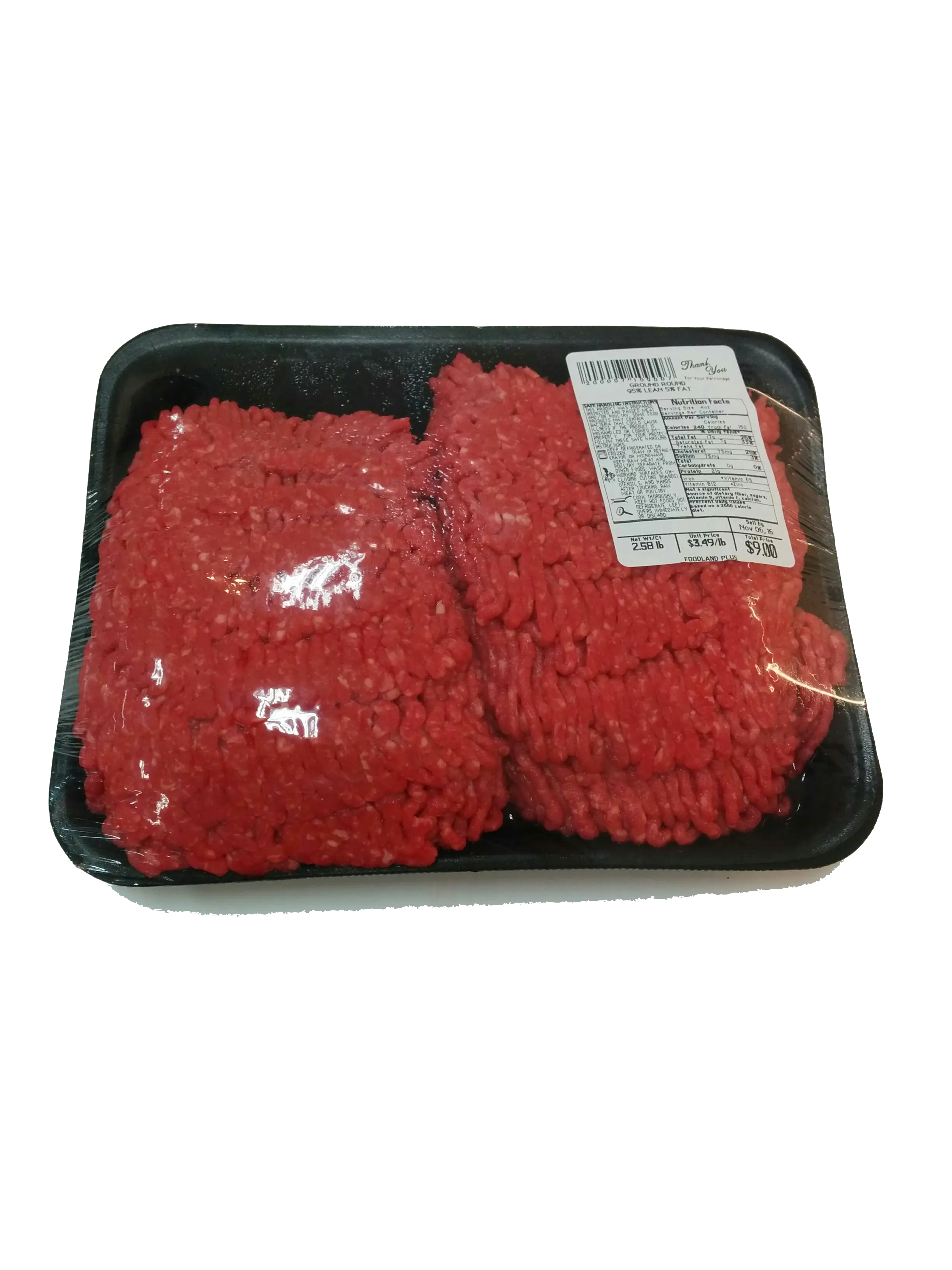 Packaged Fresh Ground Beef