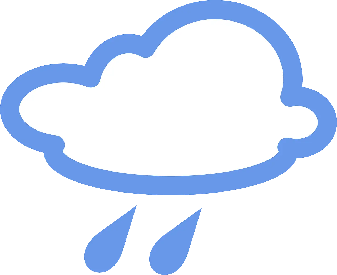 Rainy Cloud Weather Icon