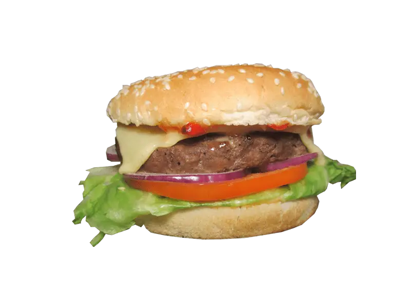 Delicious Cheeseburger with Fresh Ingredients