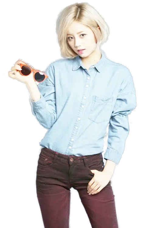 Fashionable Woman Holding Sunglasses