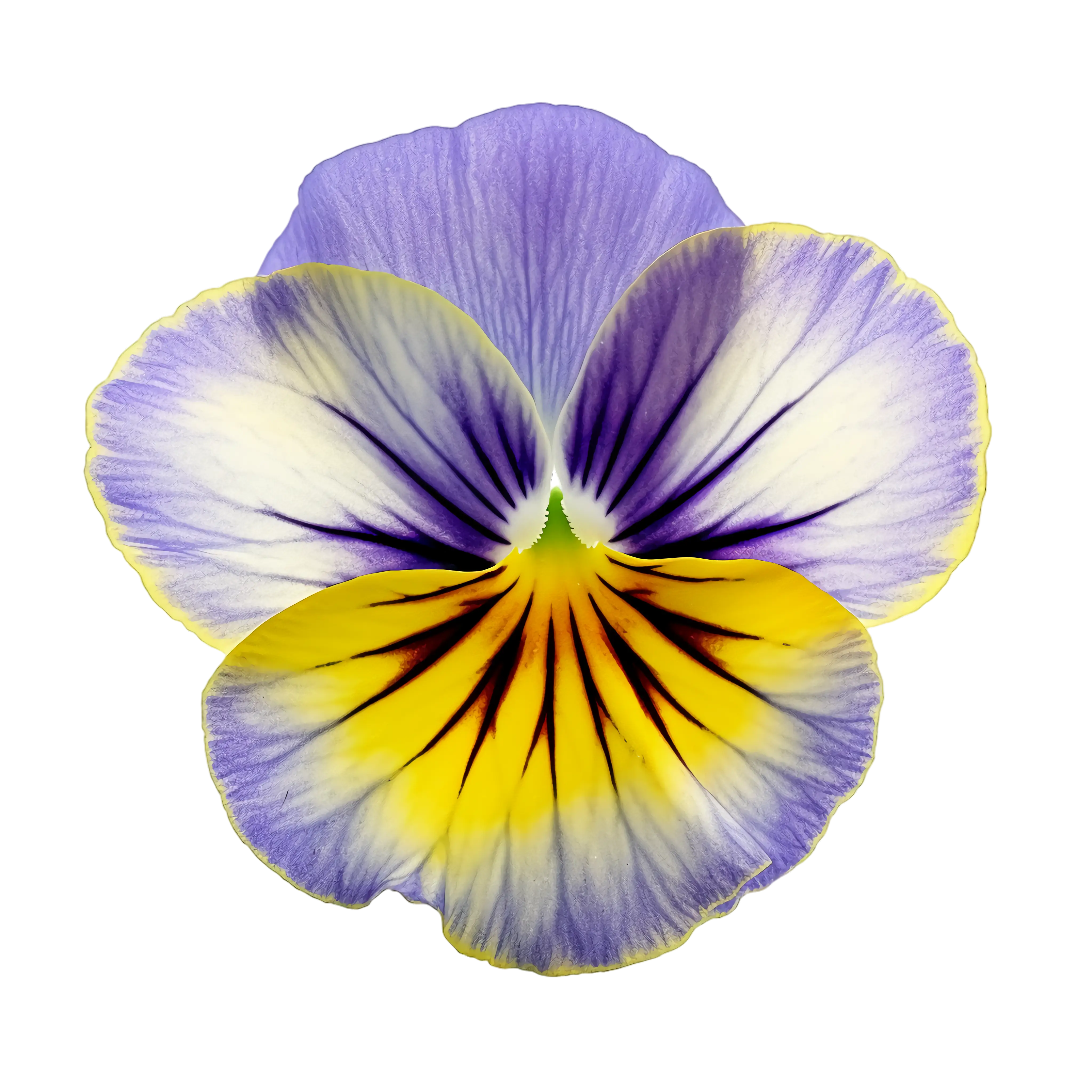 Purple and Yellow Flower Illustration