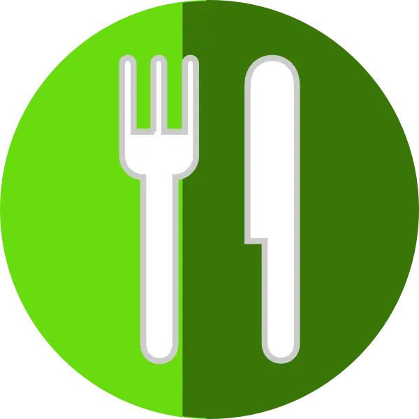 Fork and Knife Symbol for Dining