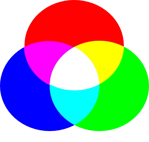 Primary Color Circle Overlapping Design