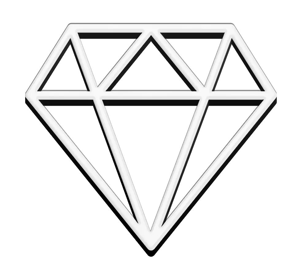 Diamond Geometric Shape Design
