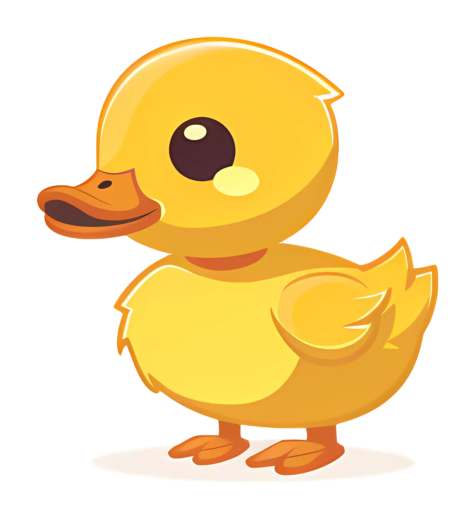 Cute Cartoon Yellow Duck