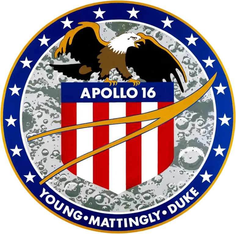 Apollo 16 Space Mission Logo Emblem