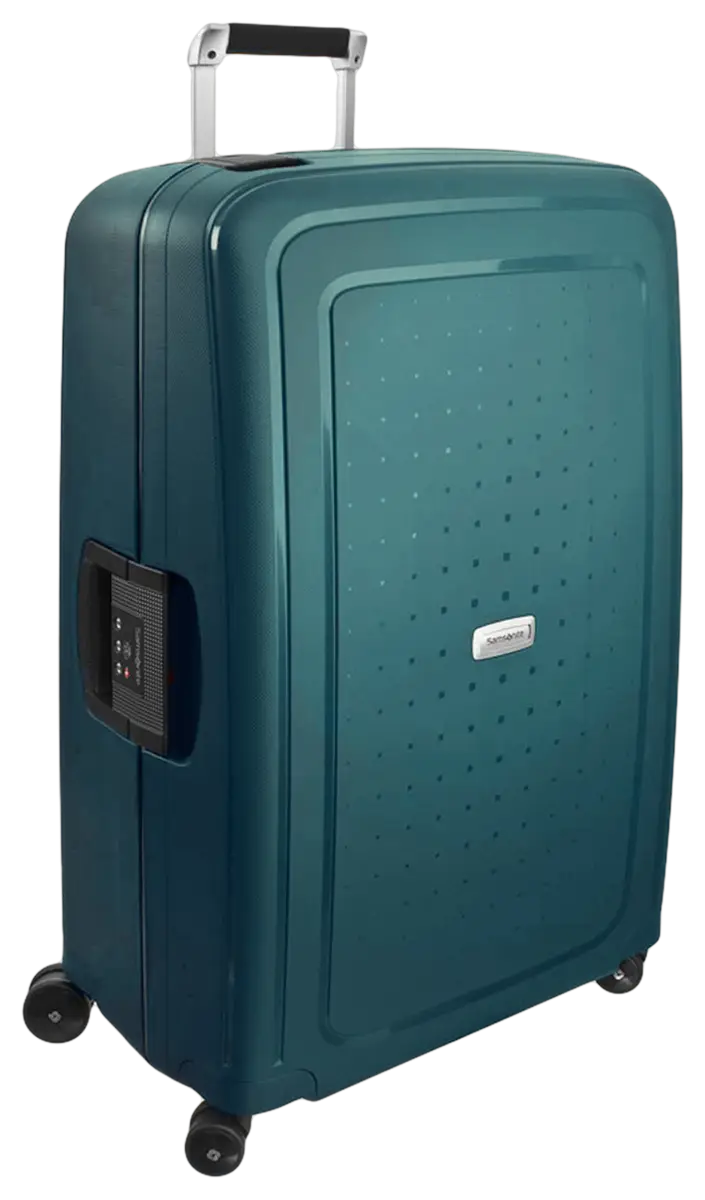 Teal Suitcase with Wheels