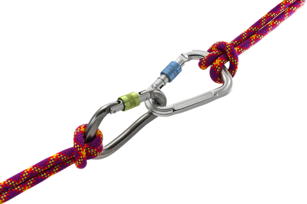 Climbing Rope with Carabiner