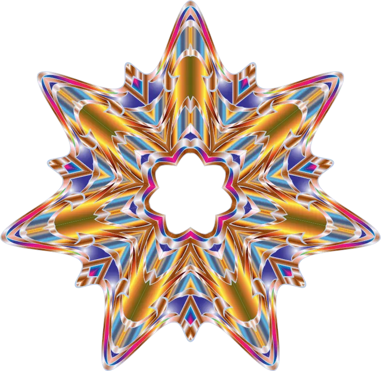 Colorful Abstract Star Shape Design