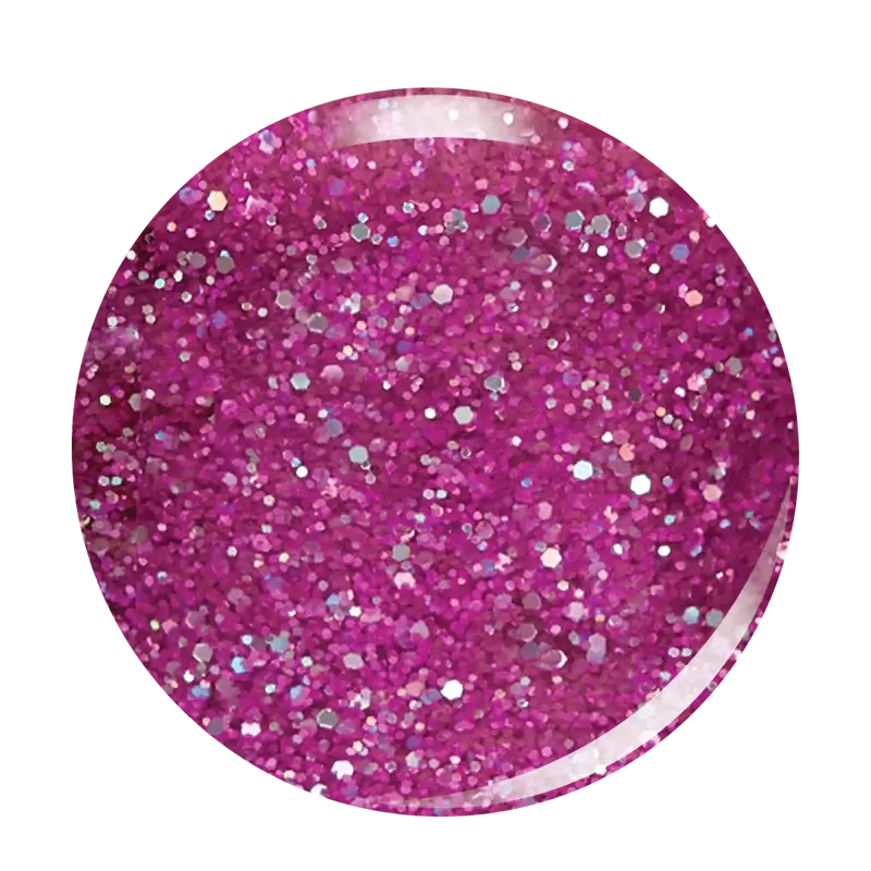 Pink Glitter Texture Inside Circular Frame