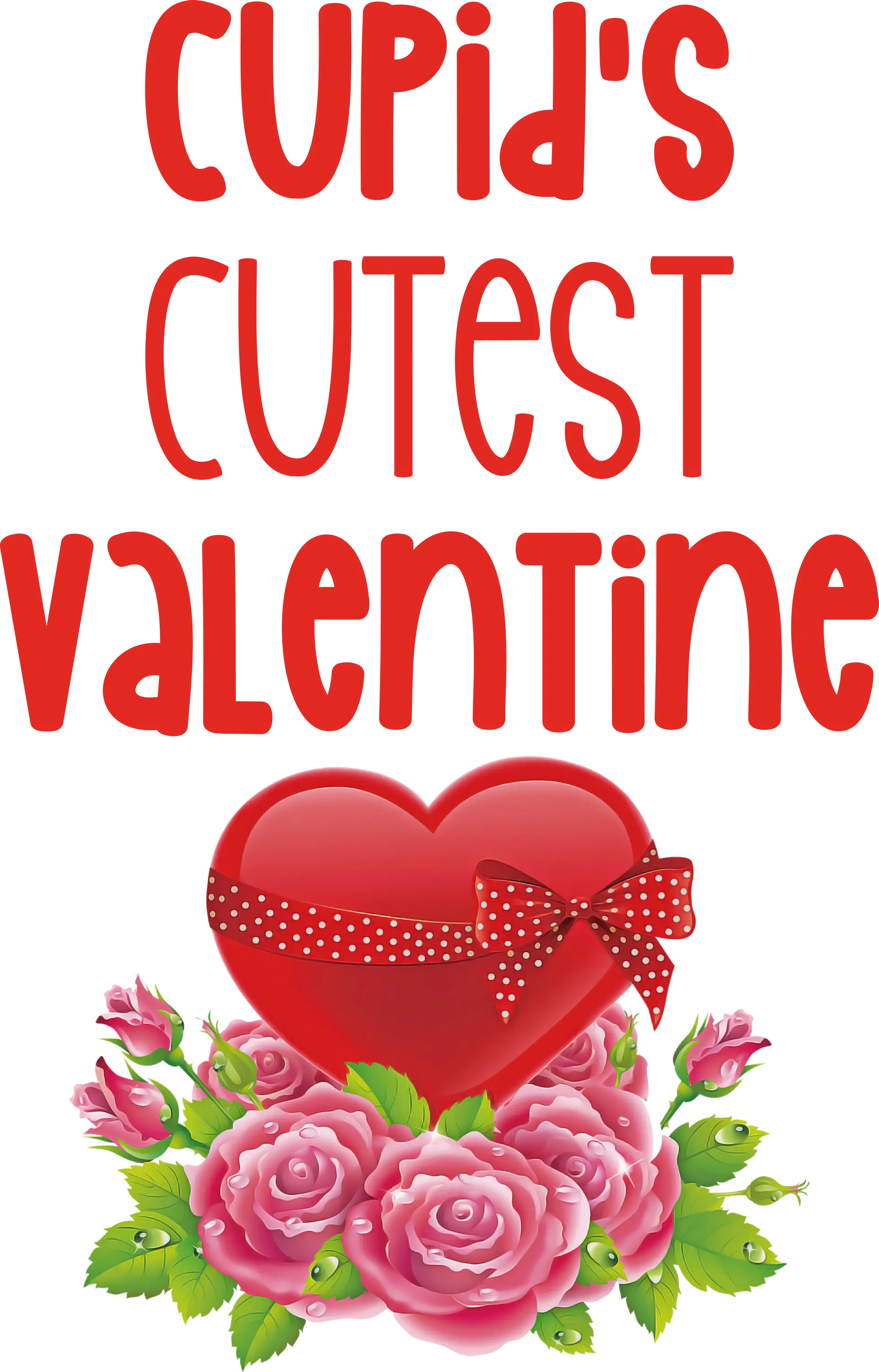 Cupid’s Cutest Valentine Roses and Heart Design