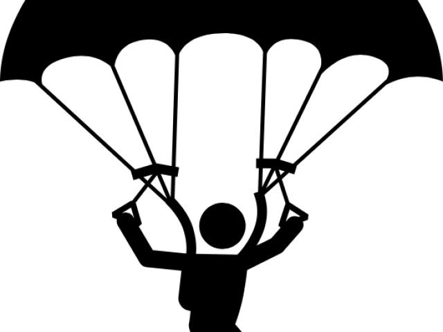 Parachutist Silhouette