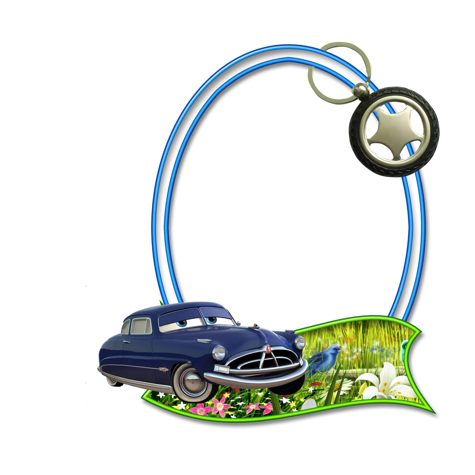 Car-Inspired Decorative Photo Frame