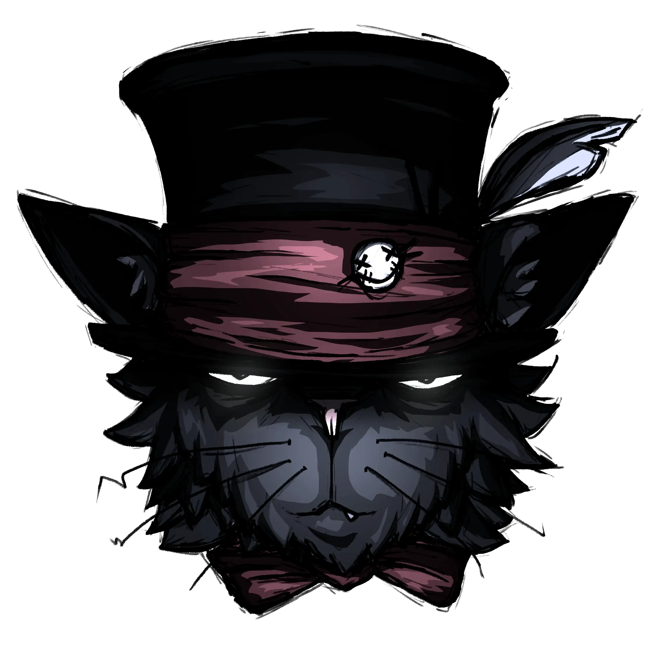 Cartoon Cat with Hat