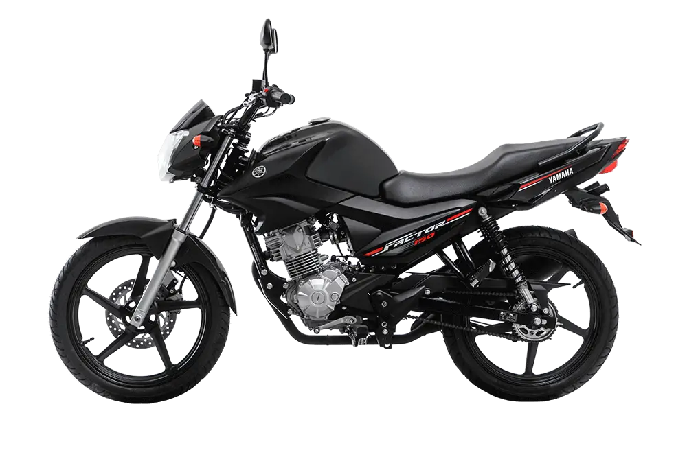 Black Motorcycle with Sleek Design