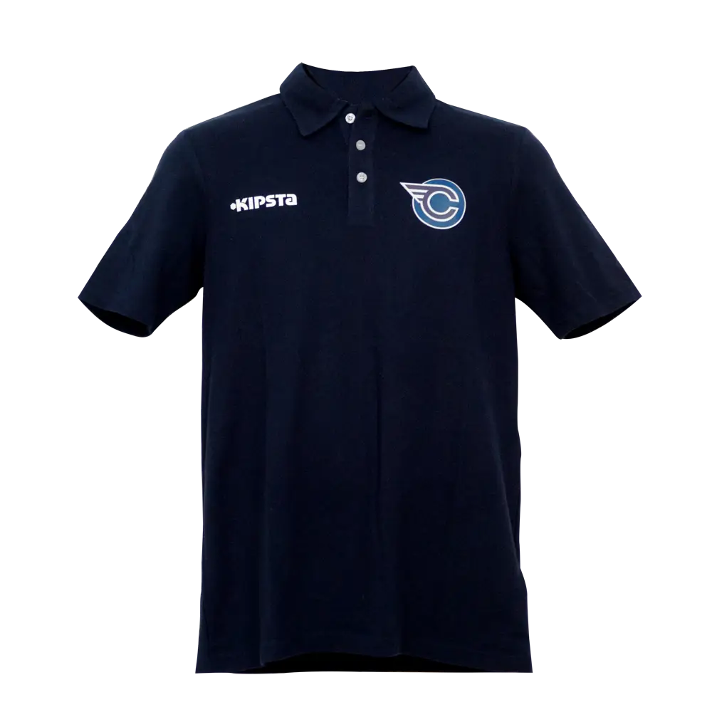 Black Polo Shirt with Logo
