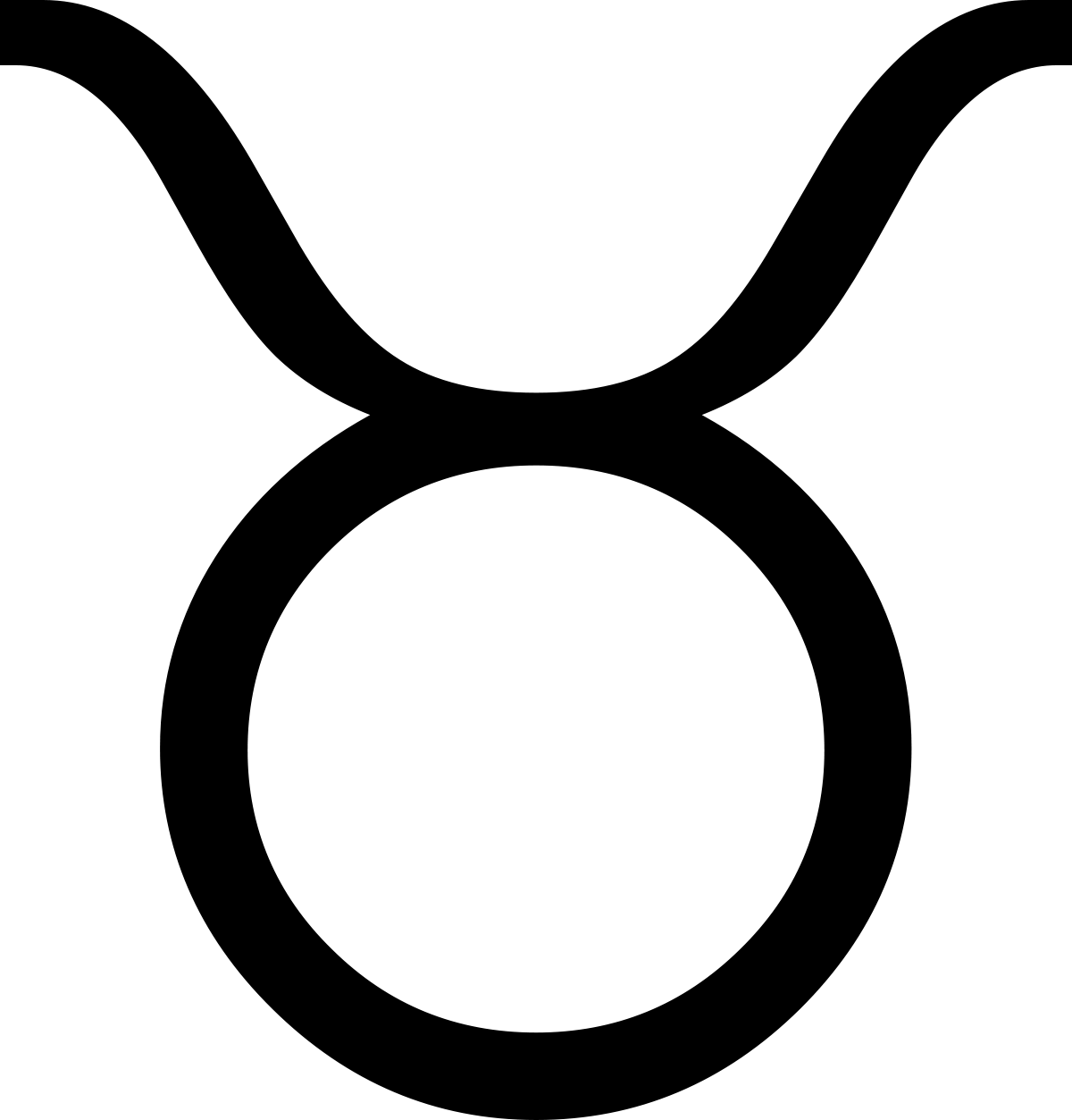 Taurus Astrology Symbol