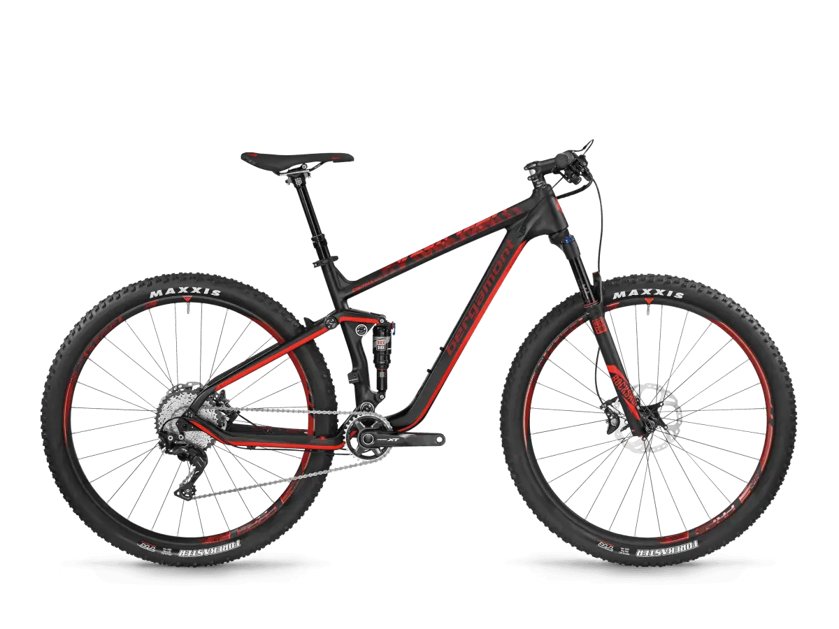 Red and Black Mountain Bike for Outdoor Activities