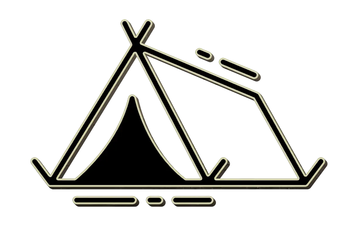 Black Camping Tent