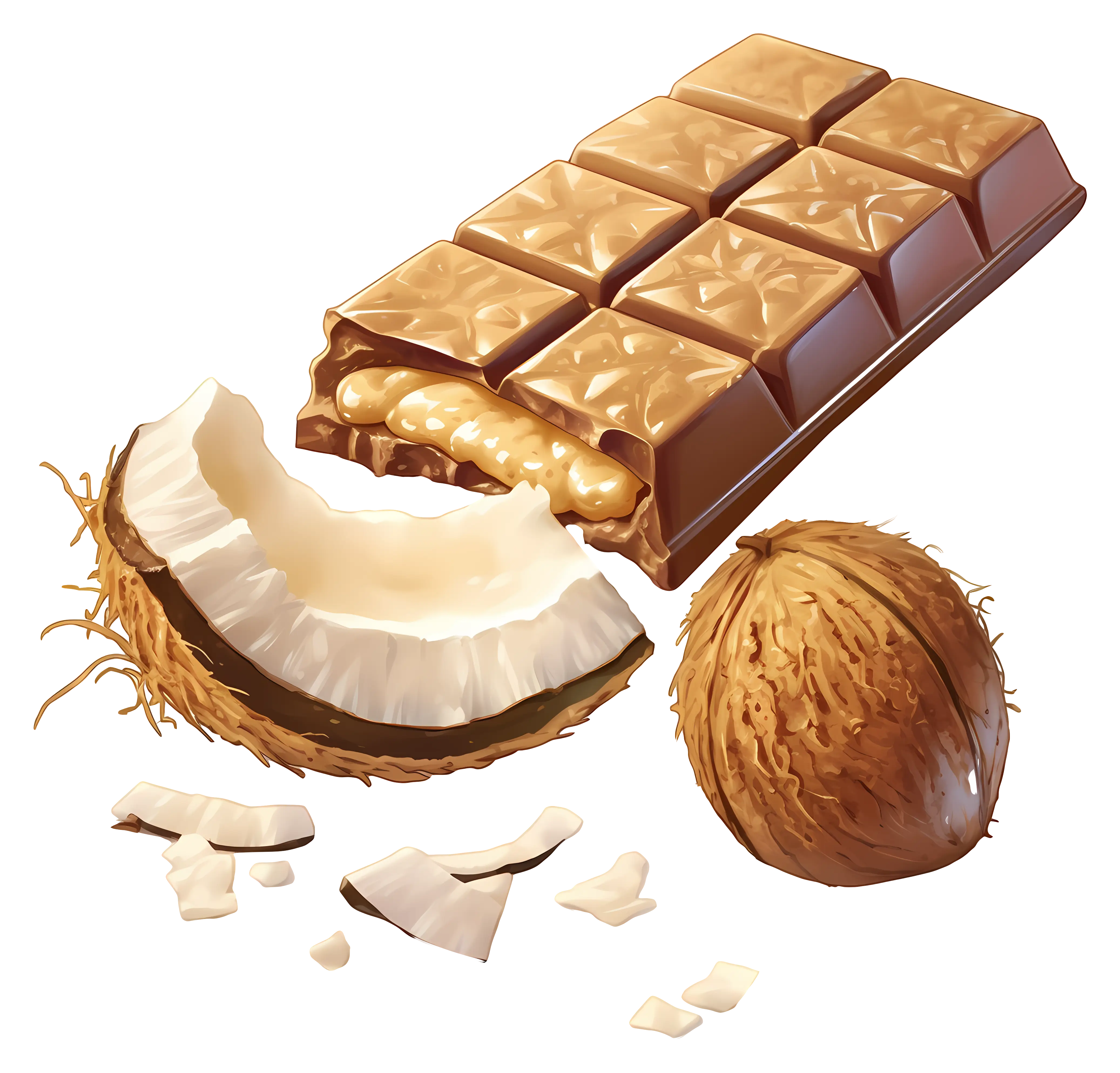 Chocolate Bar with Coconut
