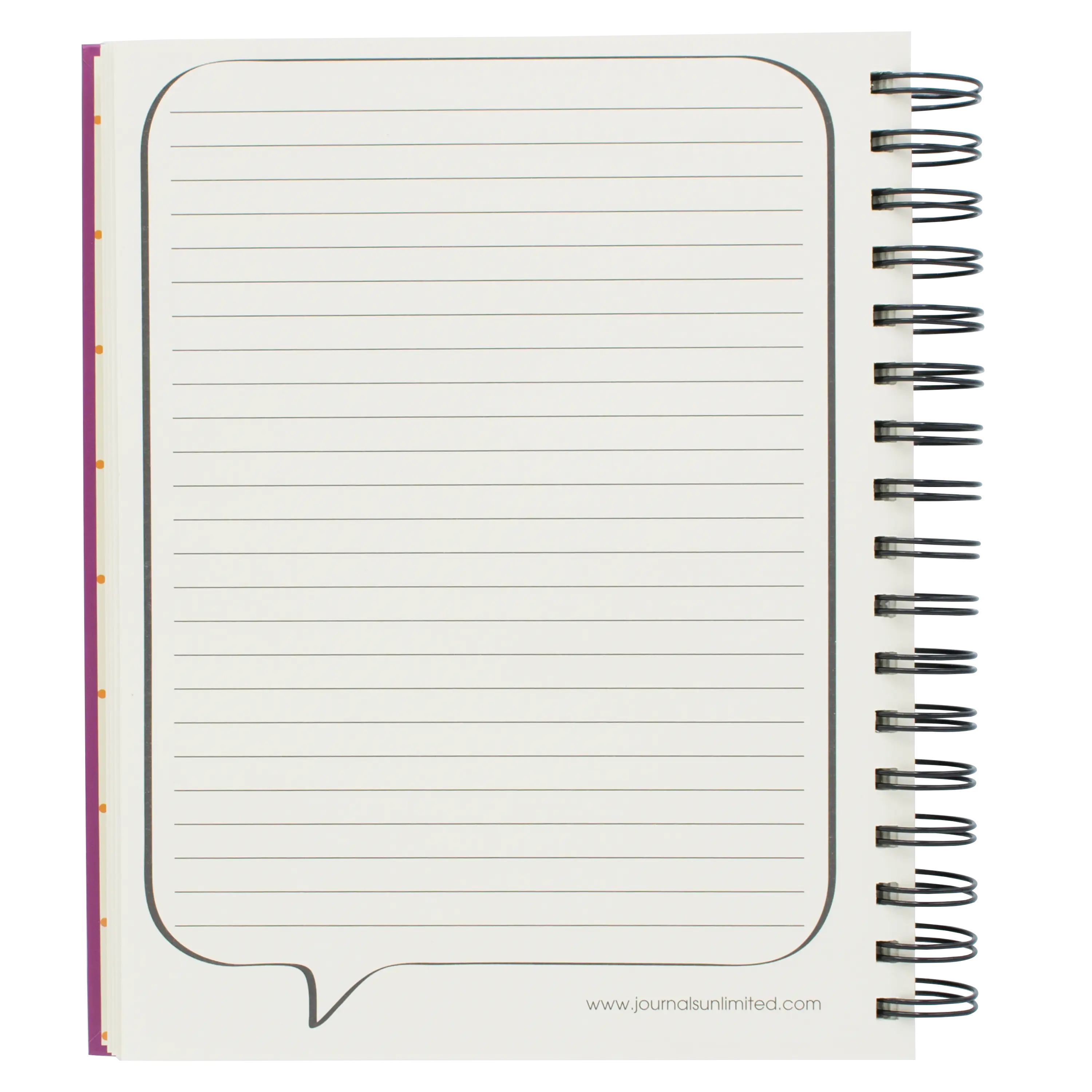 Spiral Notebook with Lined Pages