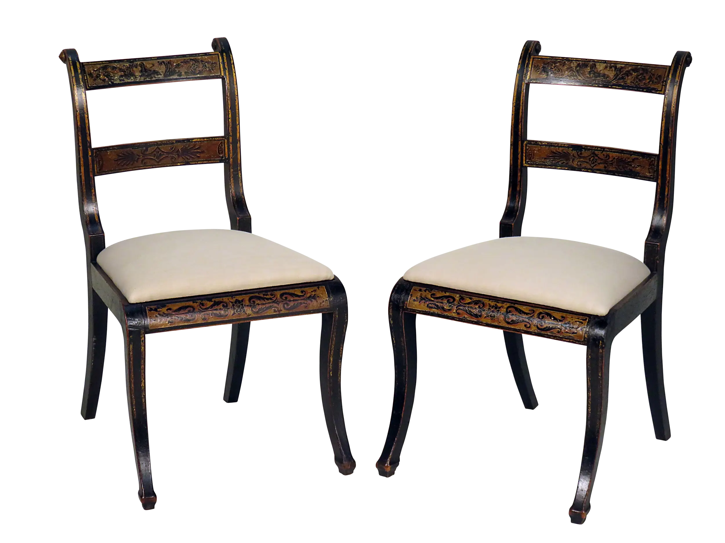 Pair of Antique Wooden Chairs