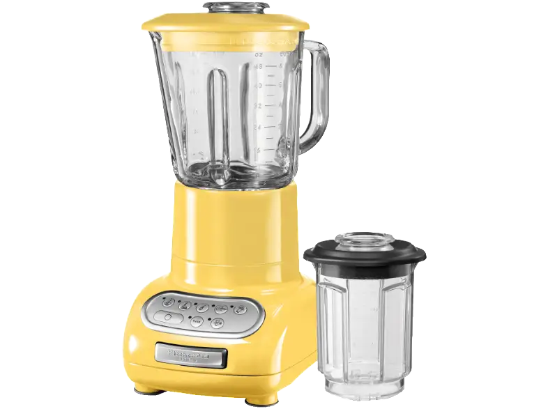 Yellow Blender with Glass Container