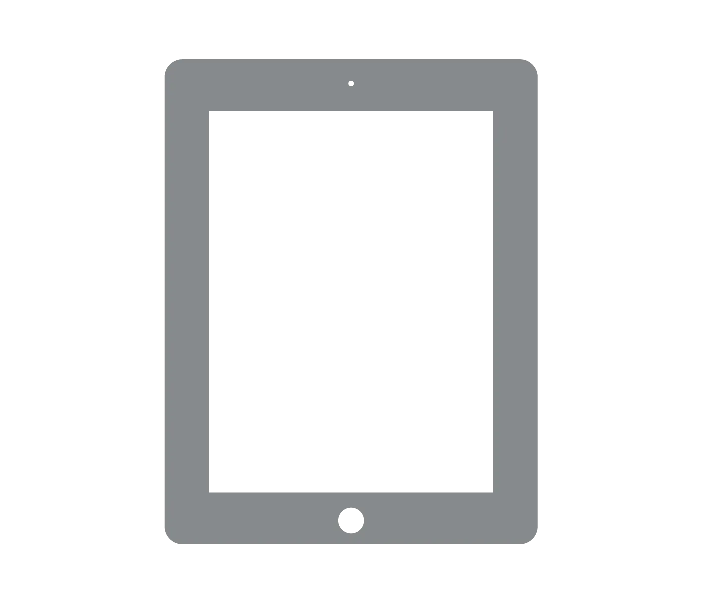 Tablet Outline Vector Design