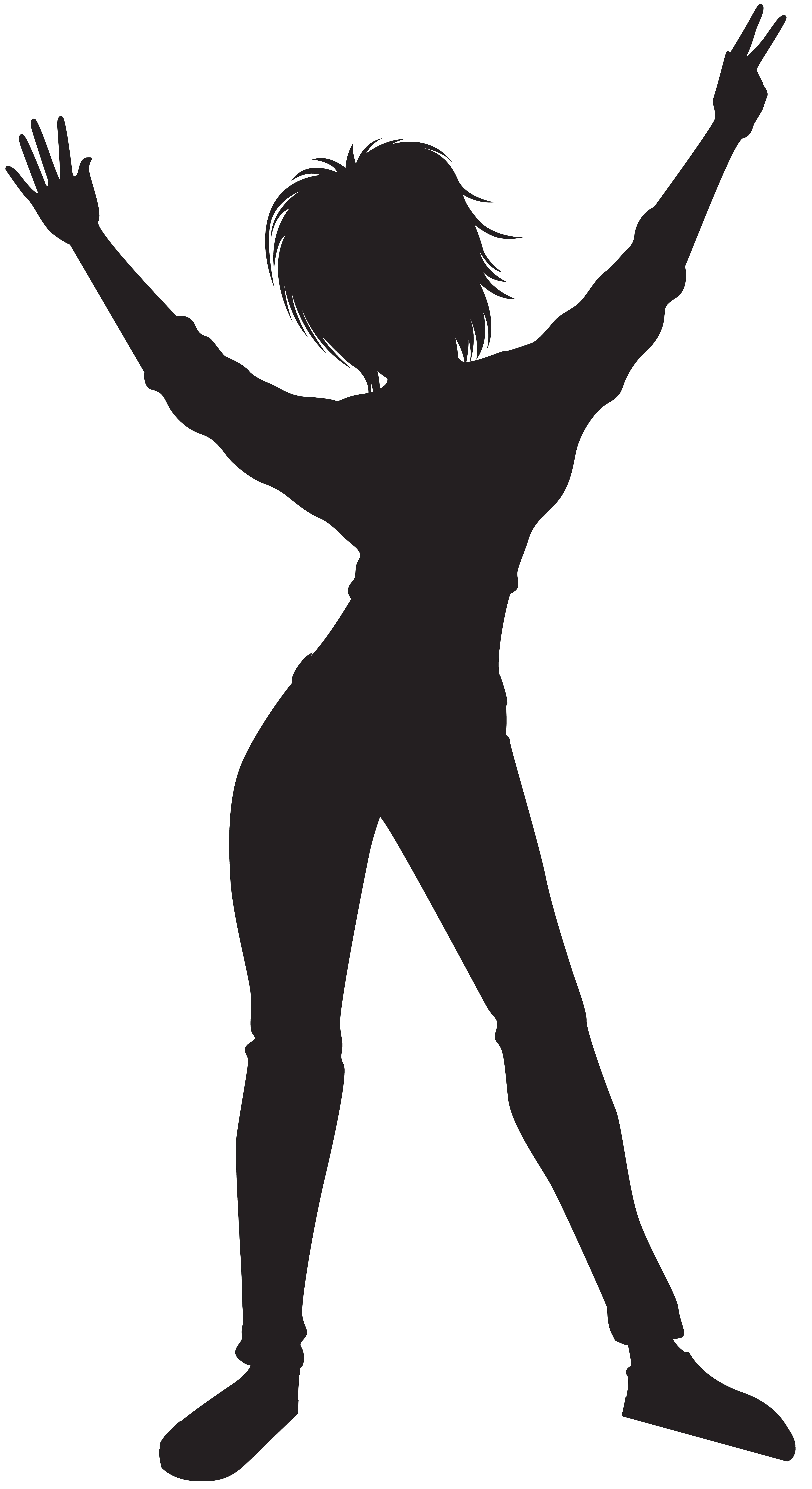Dynamic Silhouette of a Person