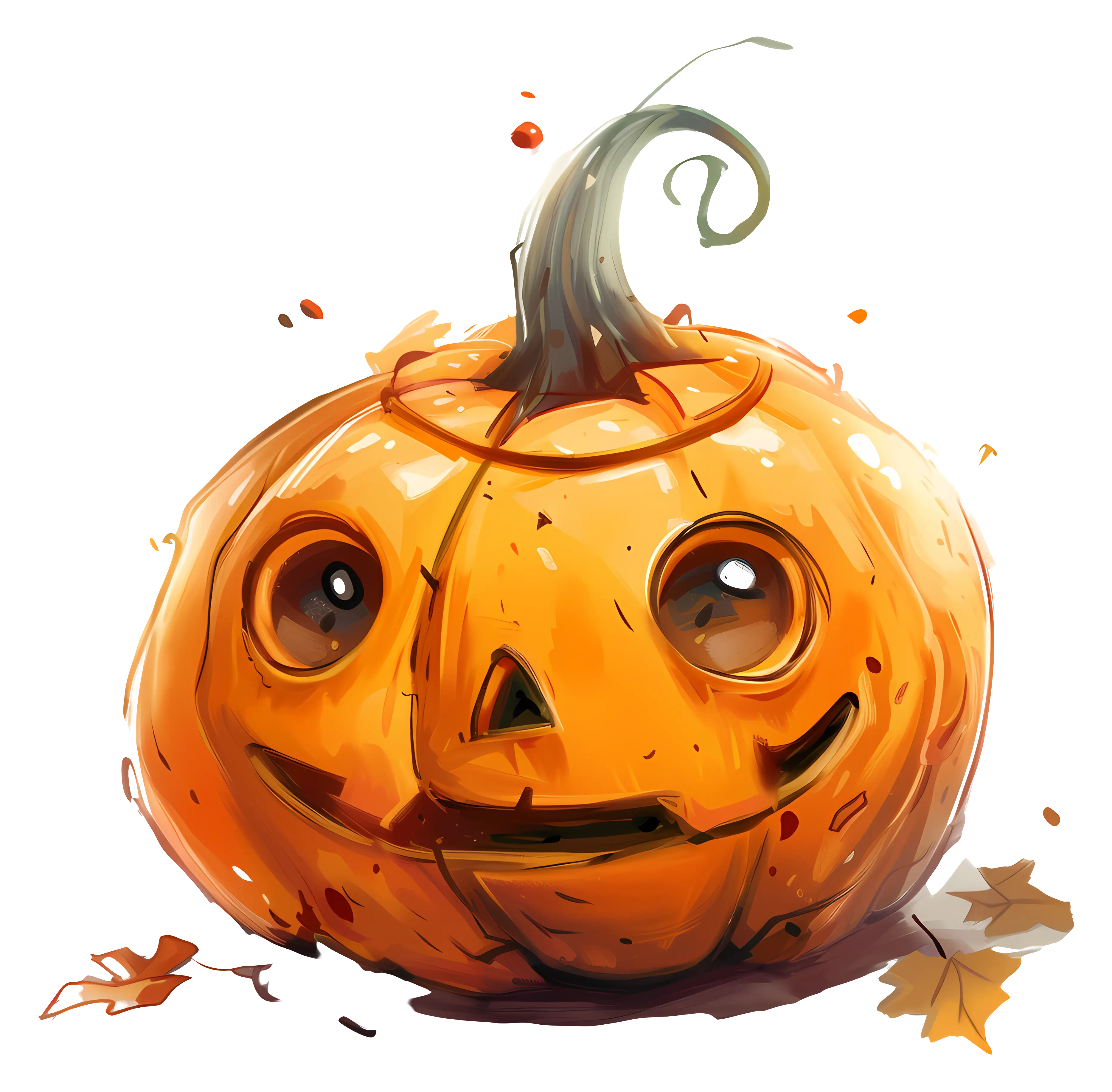 Cute Jack-o&#039;-lantern Pumpkin for Halloween