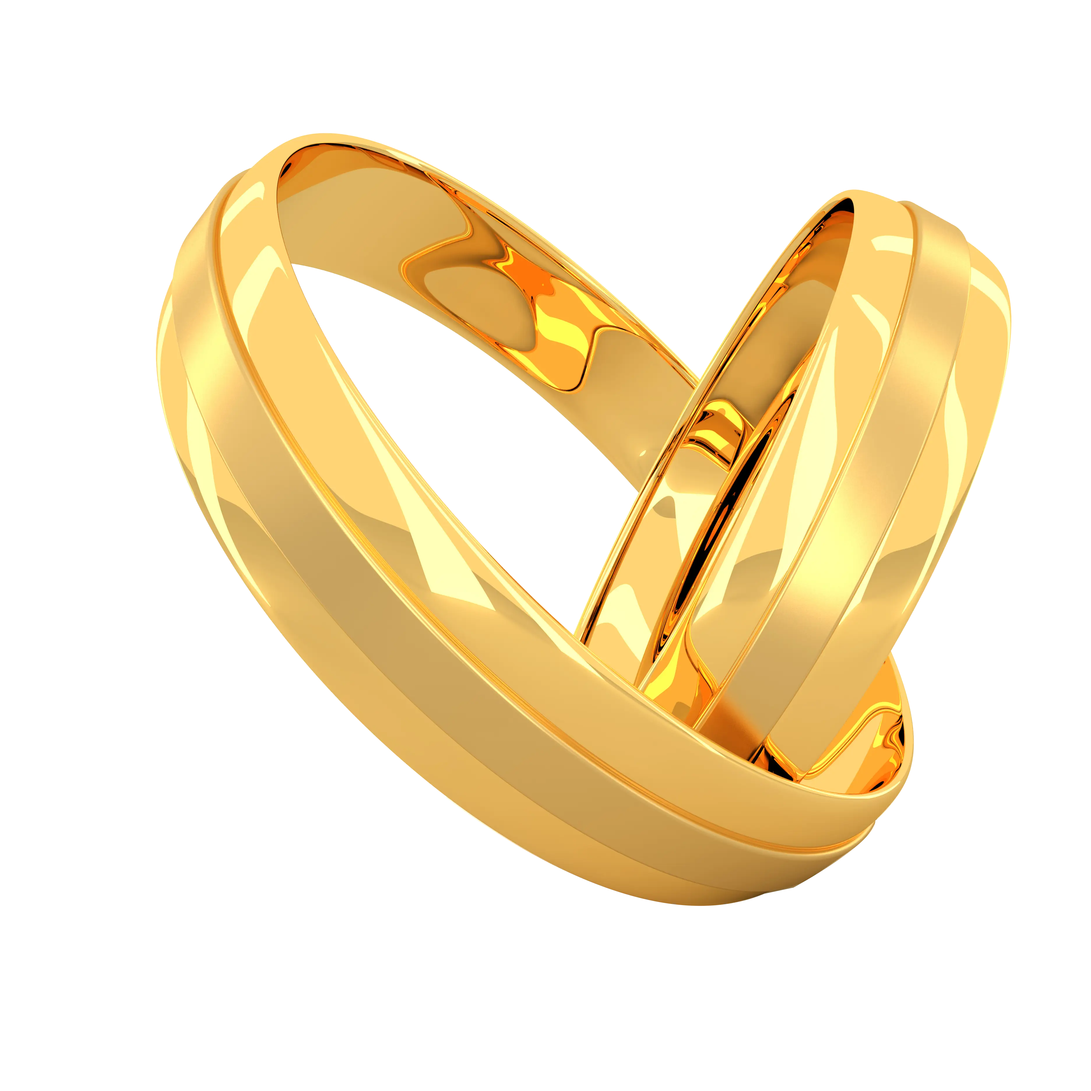 Gold Wedding Rings in Elegant Design