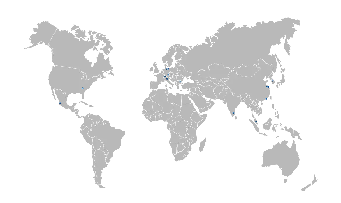 Grayscale World Map Illustration
