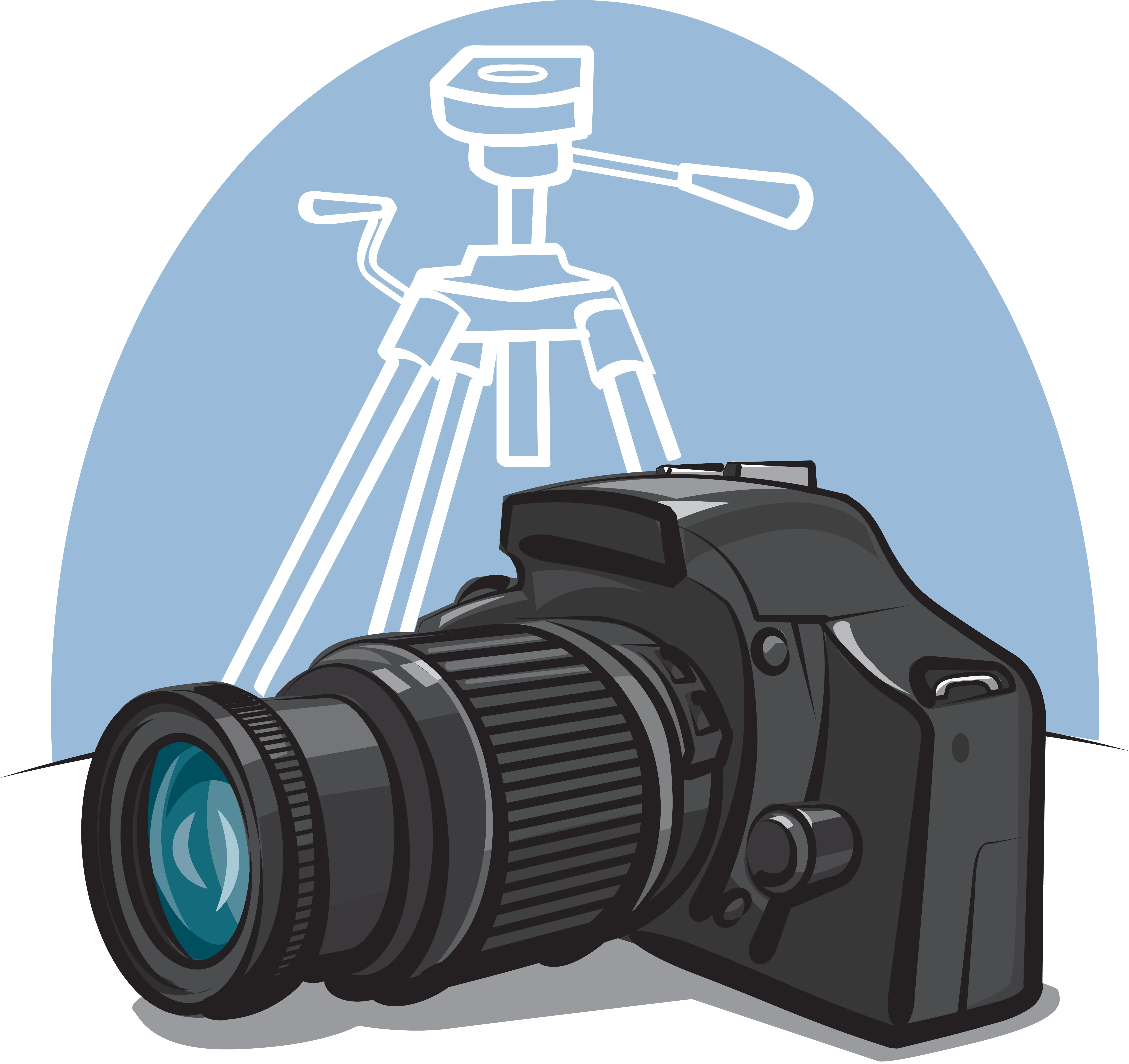 Digital Camera with Tripod