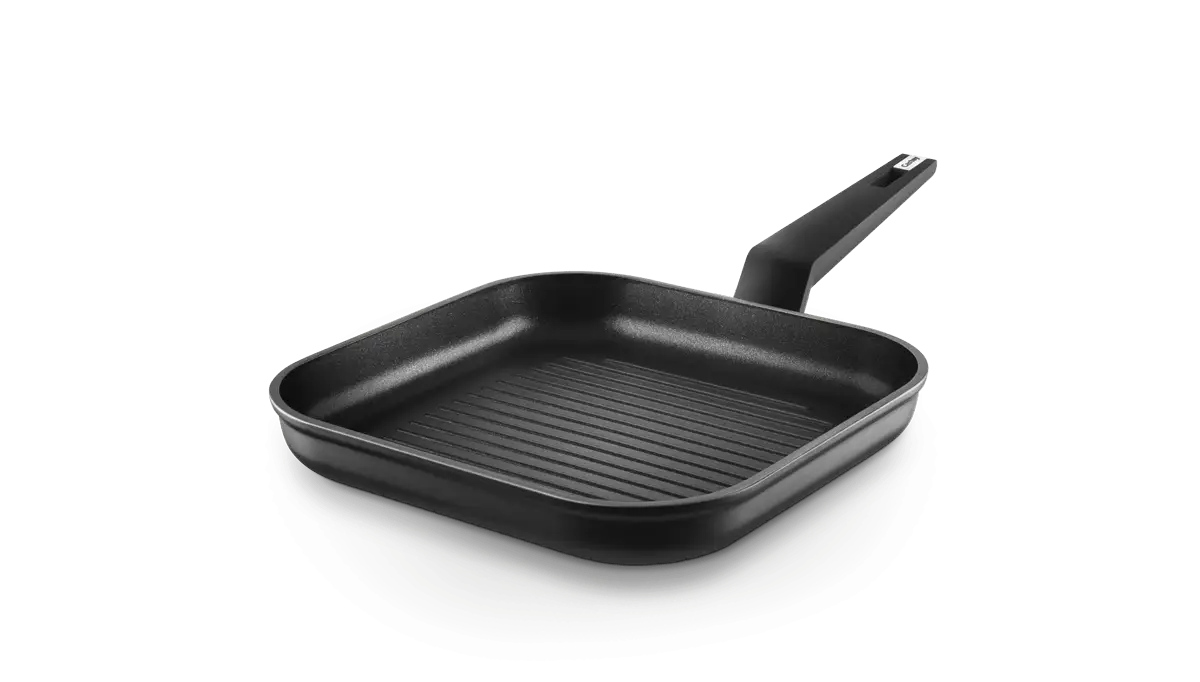 Black Non-Stick Square Grill Pan