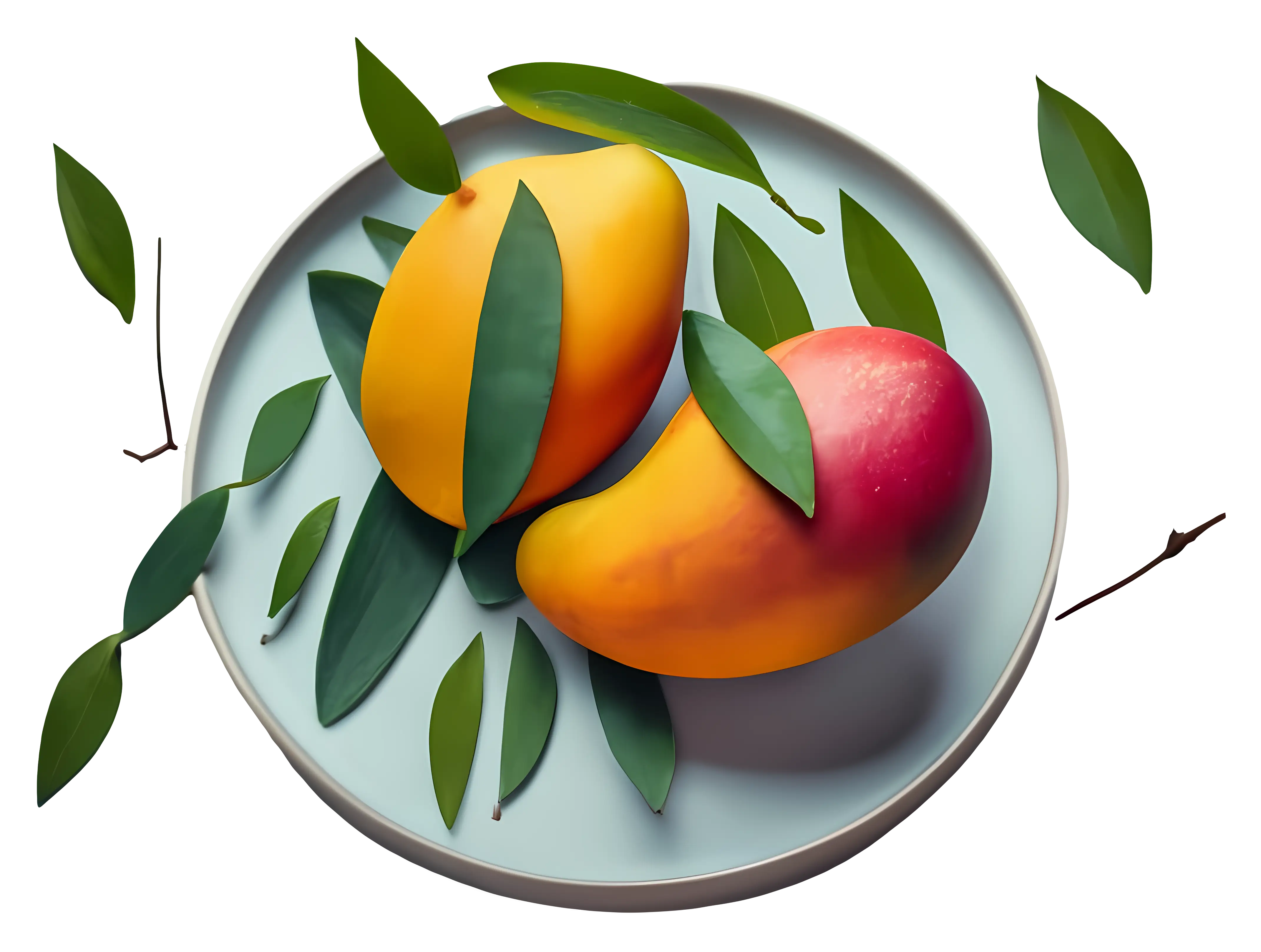 Plate of Mangoes