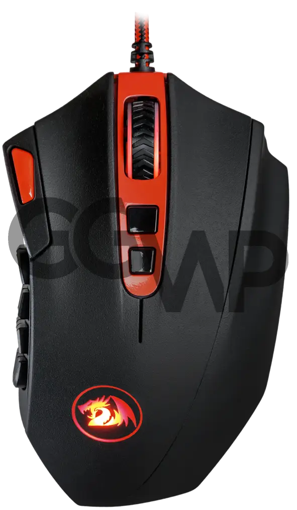 Black and Red Wired Gaming Mouse