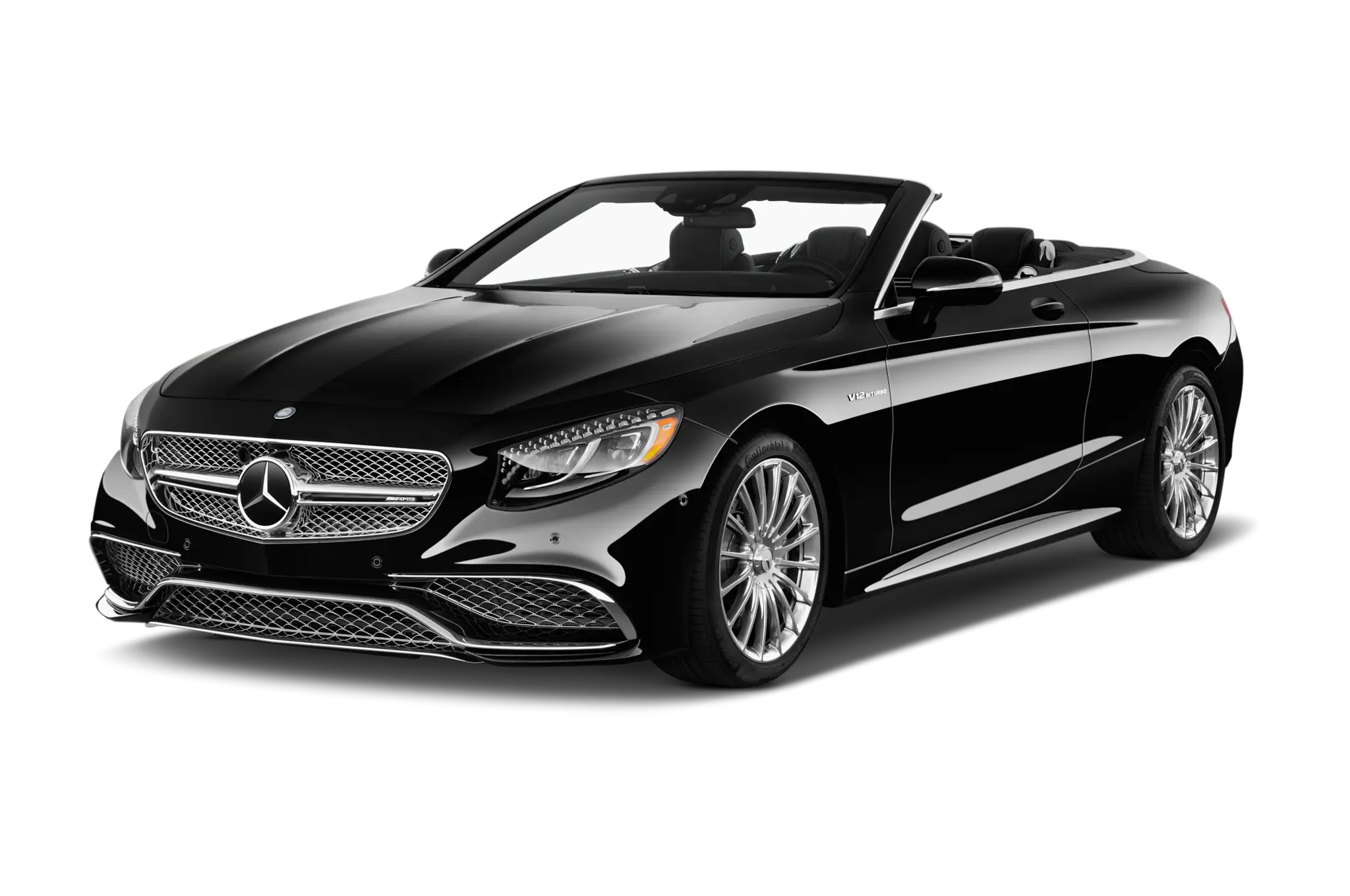 Black Convertible Luxury Car