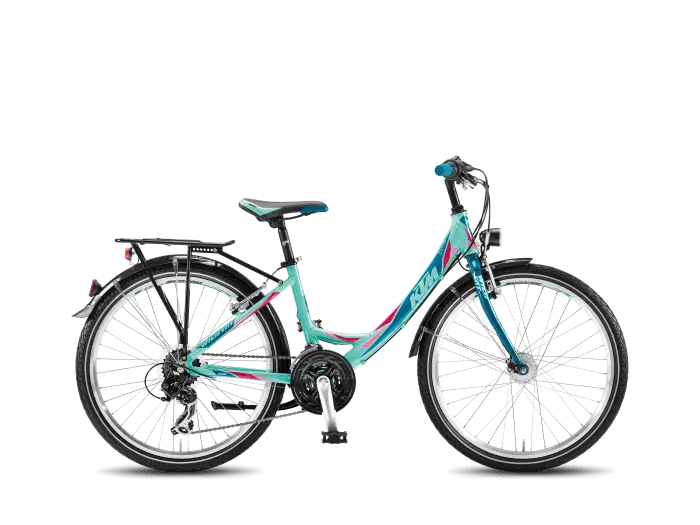 Turquoise Bicycle with Modern Design